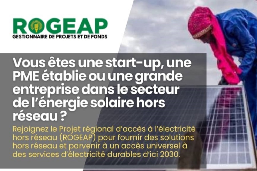 ROGEAP – Mécanisme de soutien à l’entreprenariat: Un appel à manifestation d’intérêt de présélection  des entrepreneurs en OGS et des PME
