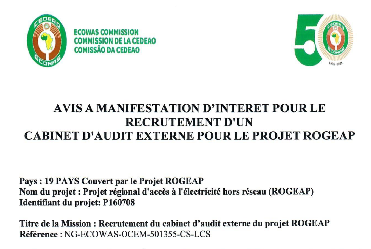 Opportunités ROGEAP/BOAD